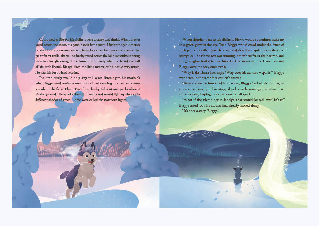 Sample pages Biegga and the tale of the flame fox