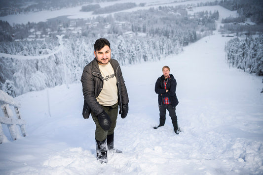 Mosa ja Antti vieraana Saarenkylän kirjastoillassa huhtikuussa